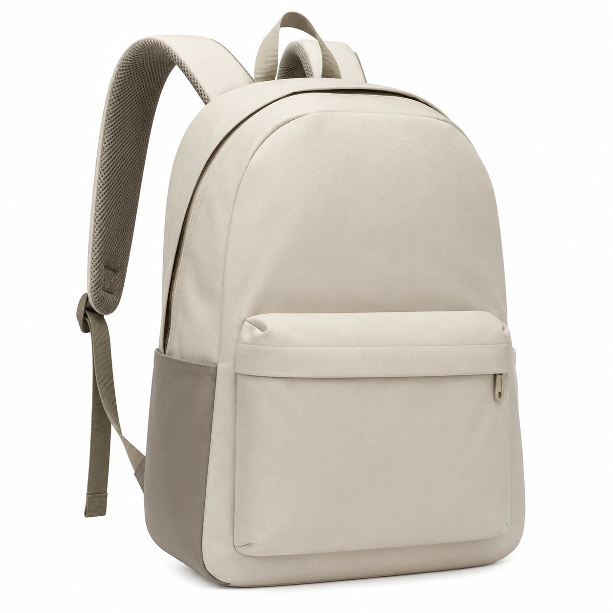 Sac à dos beige avec compartiment principal 20L
