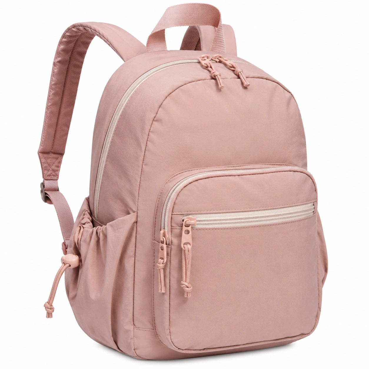 Sac à dos rose 20L unisexe avec bretelles réglables
