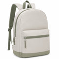 Sac à dos moderne beige et vert 20L