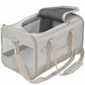 Sac de transport pour animaux pliable avec ventilation - Beige