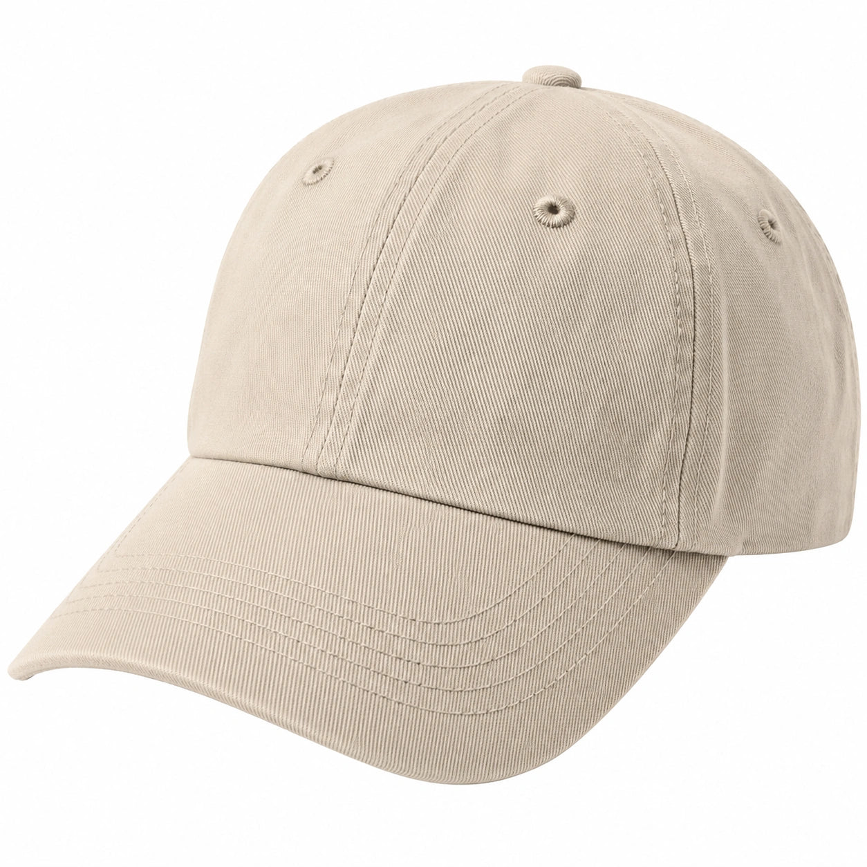 Casquette unisexe décontractée beige