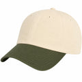 Casquette Unisexe Beige et Olive Réglable