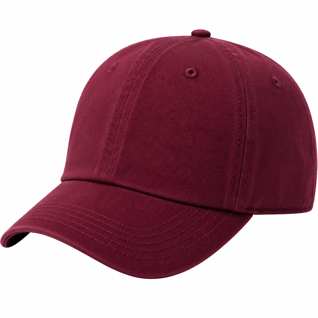 Casquette de baseball ajustable bordeaux