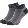 Chaussettes basses respirantes gris foncé