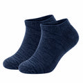 Chaussettes courtes confortables bleu marine - 2 paires