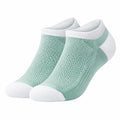 Chaussettes courtes respirantes pour adultes - Vert pastel et Blanc