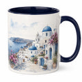 Tasse en céramique paysage de Santorin 350ml