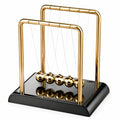 Pendule de Newton en métal doré pour décoration de bureau