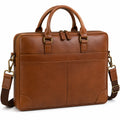 Sacoche professionnelle pour ordinateur portable marron