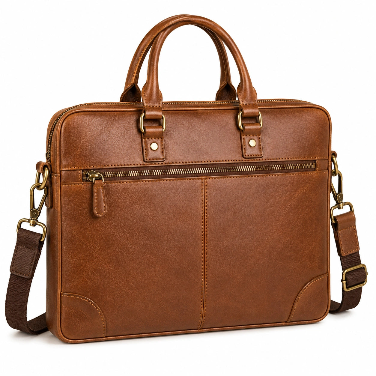 Sacoche Classique pour Ordinateur Portable - Marron