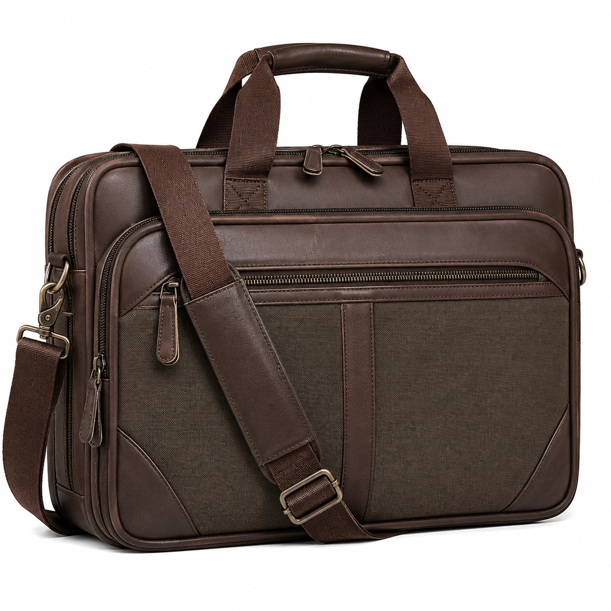Sacoche pour ordinateur portable 15 pouces marron