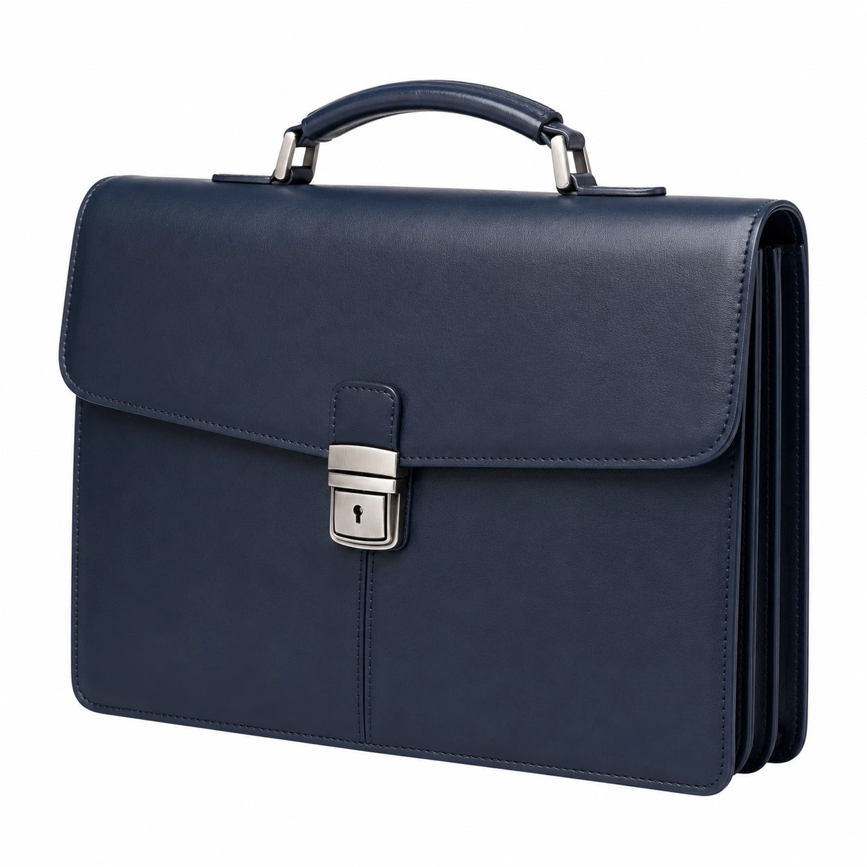 Serviette bleu marine avec fermeture à clé