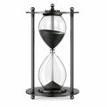Sablier Noir Moderne pour Déco Intérieure 30 Minutes