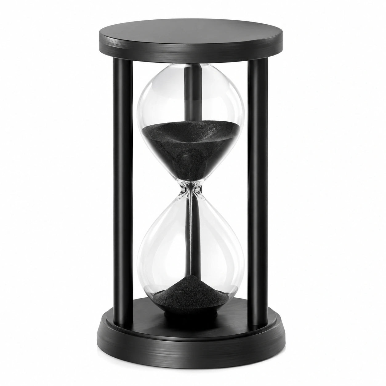 Sablier décoratif moderne noir 30 minutes